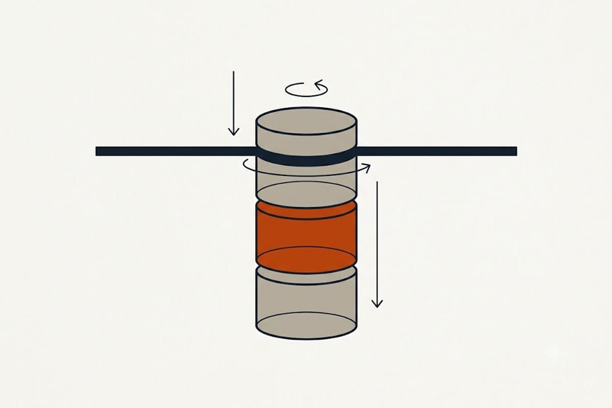 An under-sink treatment stack