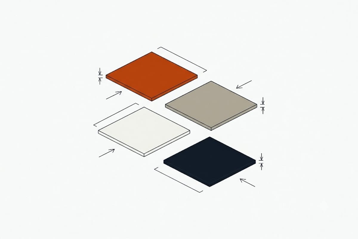 Different stain colours
